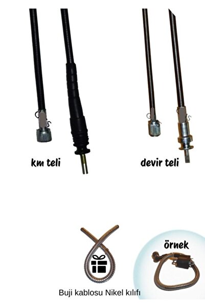GMS CG Kampanalı model Kilometre Teli + Devir Teli Seti (Hdiye buji kablo kılıfı)