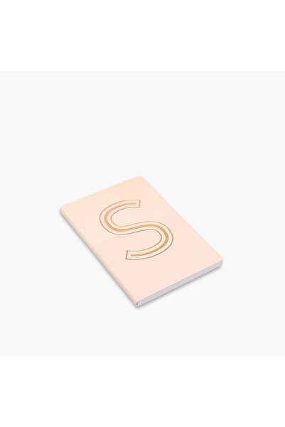 Lifestyle دفتر ملاحظات مسطر من 96 صفحة مطبوع عليه الحرف S
