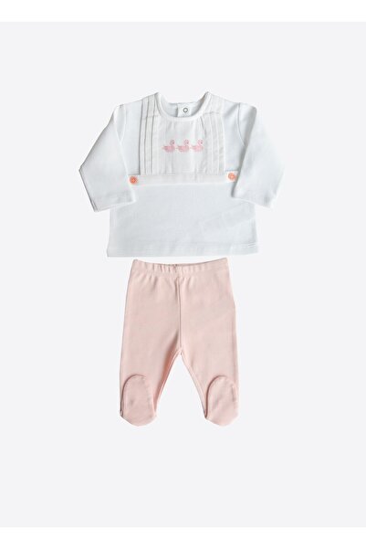 kitikate Organic Swan 2-Piece Set with Back Pad, Pink