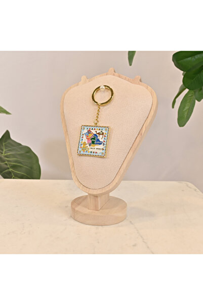 Crafted by Lifestyle Saudi Arabia Map Keychain