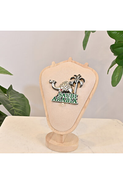 Crafted by Lifestyle Camel Palm Brooch