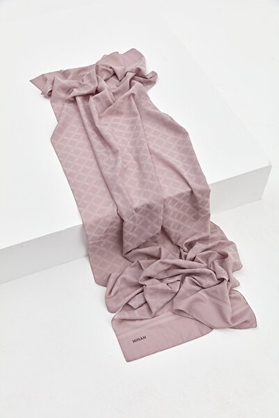 Nihan Baklava Desen Şal Lila