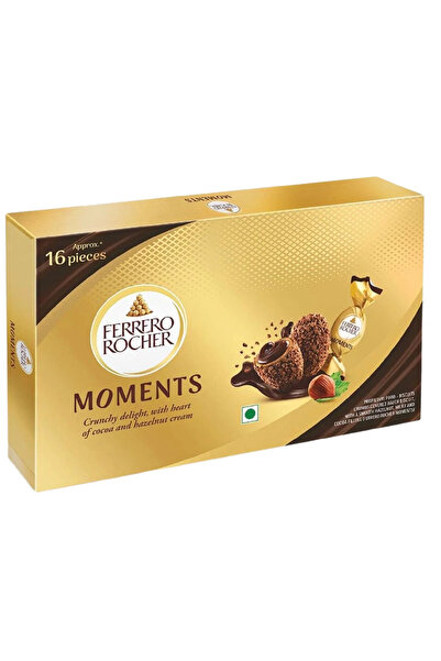 Ferrero روشيه لحظات بهجة مقرمشة مع قلب الكاكاو وكريمة البندق - 16 قطعة عبوة من 2