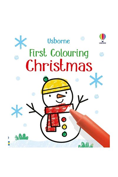 Usborne Carte de colorat, PRIMUL CRĂCIUN DE COLORAT, Usborne, + 3 ani