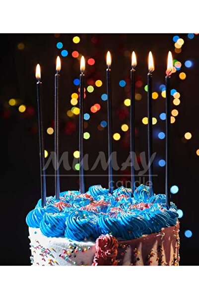 As MUM UZUN SİYAH 6 LI 14 CM