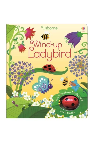 Usborne Carte cu jucarie - Wind- up Ladybird