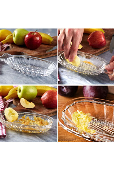 dealshopromania Răzătoare de fructe și legume din sticlă pentru copii, 20 x 1...