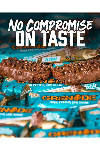 Grenade Protein Bars Chocolate Chip Salted Caramel - Granade Protein Bar Chocolate Chip Salted Caramel 12x60g