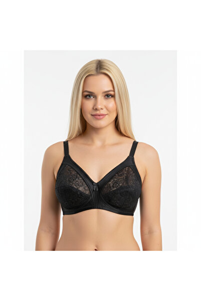 BONBON حمالة صدر نسائية بدون دعامات من Minimizer بدون أسلاك باللون الأسود BB2090