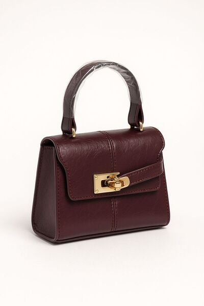 Bestway ve Diğeri PATLICAN MORU RENGİ KÜÇÜK EL VE OMUZ CANTASI