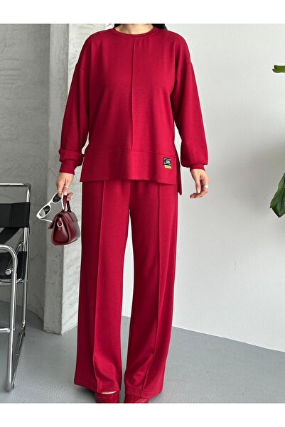 Moda İkra Logo Detailled Bottom Top Set