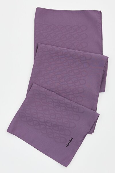 Nihan Jakar Desenli Eşarp Lila