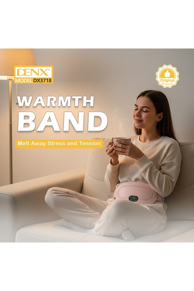 Denx Smart heating and massage device for relieving menstrual pain in children and adults with high safety.