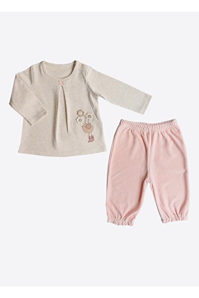 kitikate Organic Ashy 2-Piece Set Pink