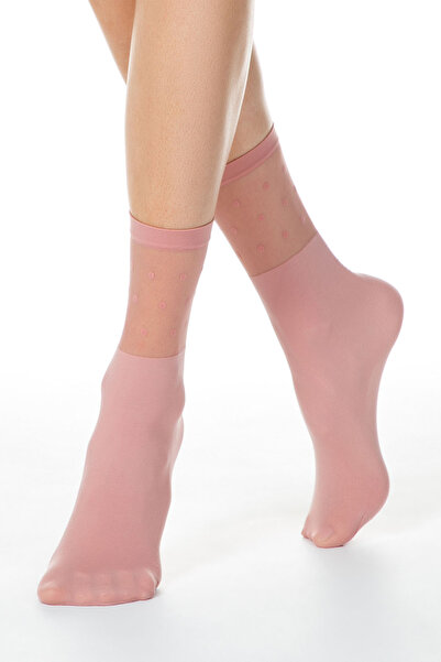 Conte Elegant Polyamide socks with polka dot pattern, Conte Fantasy 19C-29CP ...