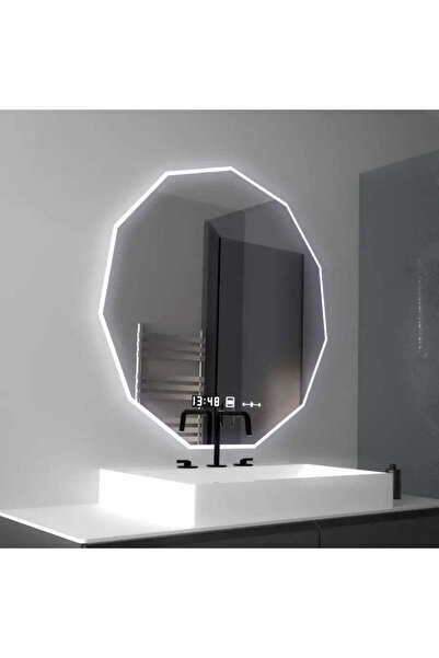 ALC-Shop Oglinda LED Poligon, 70cm, Judith Senzor MotionGlow Marcello, Sistem...