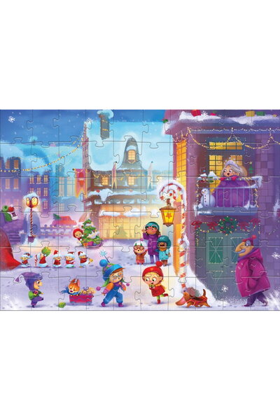 Dodo Puzzle - The City Ready for Christmas (60 pieces)