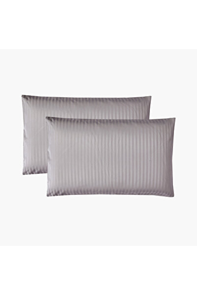 unique home collection Unique Home Hampton 6-Piece Striped King Comforter Set - 240x260 cms