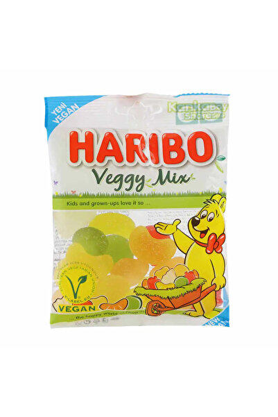 Haribo Veggy Mix Jelly Candies, 80gms Pack of 2