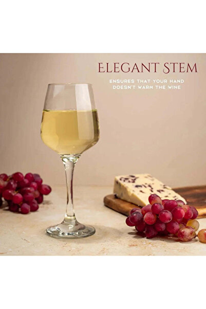 dealshopromania Set de 12 pahare cu picior 280 ml pentru vin alb King Eleganț...