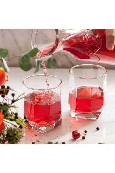 dealshopromania Set de 6 pahare whisky vodcă brandy coniac suc apă Lav Tuana 320 ml terasă piscină evenimente