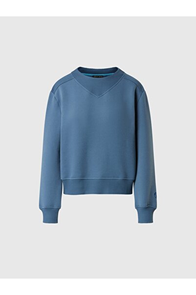 North Sails Logolu Bisiklet Yaka Kadın Sweatshirt