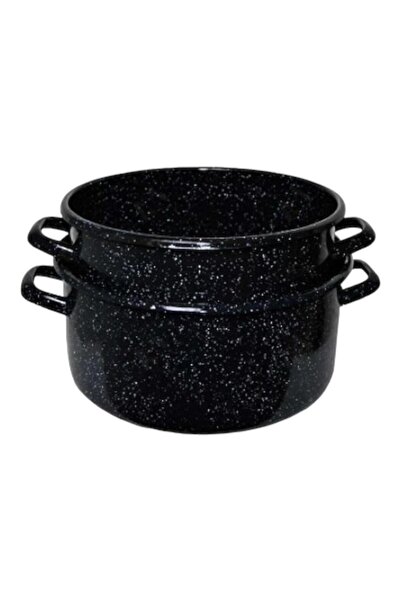 dealshopromania Set de 2 cratițe emailate adânci de 5 litri și 8 litri