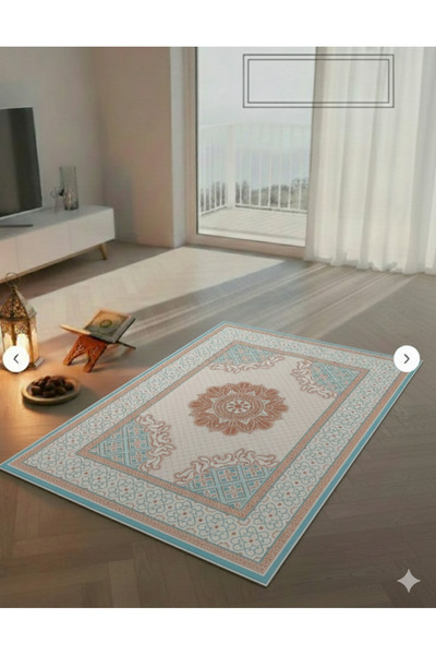 Harikabirev سجادة سطح ناعم مضاد للانزلاق بتصميم عصري أنيق وطراز قديم | إس سي دي