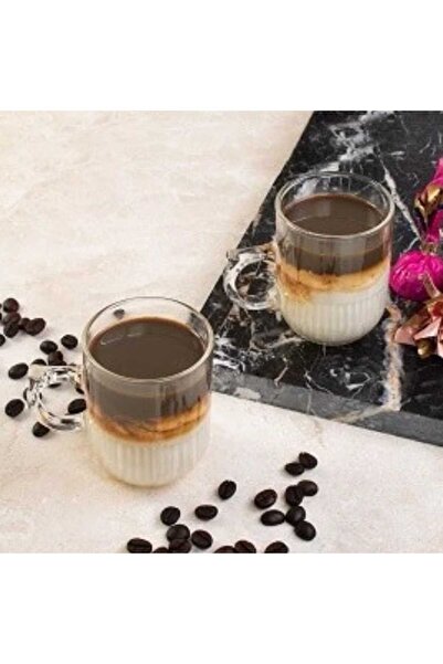 dealshopromania Set de 6 cești de cafea și ceai, sticlă transparentă, 270 ml,...