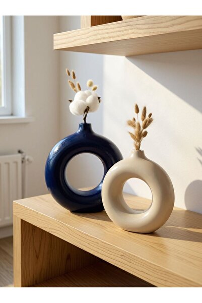 kuğu home dekor طقم مزهريات حلقيتين