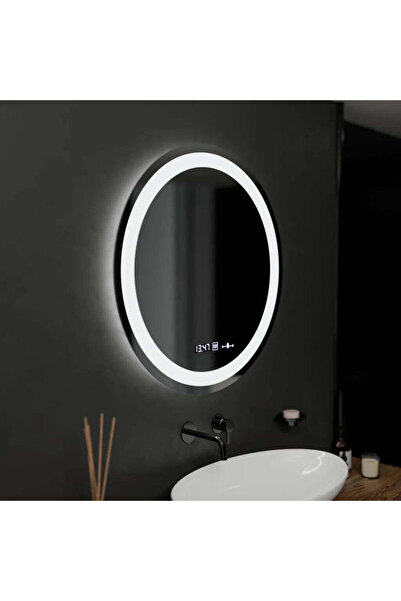 Alista Home Oglinda LED Rotunda, 60cm, Celeste MotionGlow Marcello, Sistem De...