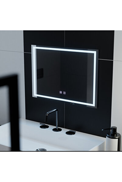 Alista Home Oglinda LED Rectangulara, 70x50cm, RADIANTE Touch , Sistem Dezabu...