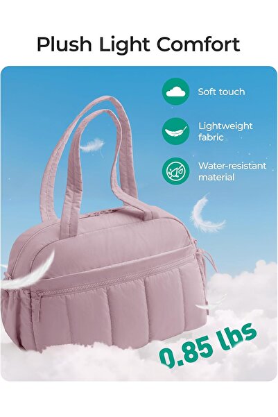 BAGSMART Gym Bag for Women — Travel Duffle with Wet Pocket, Water Resistant, Medium