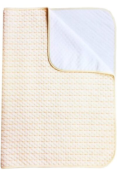 Generic Momo Bear 4-Layer Waterproof Washable Bed Pad - 100% Cotton Surface (Full, Multicolor)