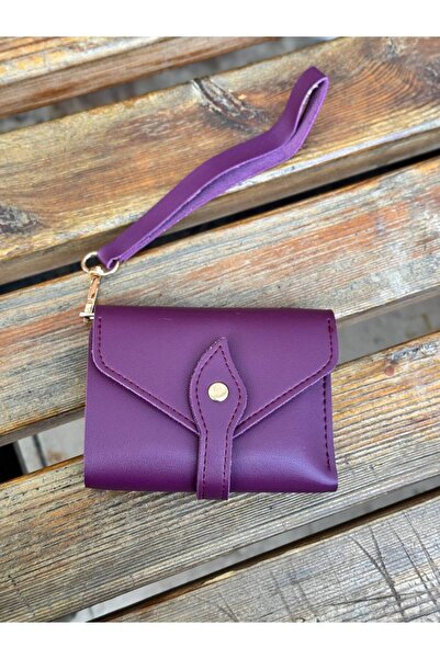 Çanta Trend Multi-Compartment Snap Closure Wallet