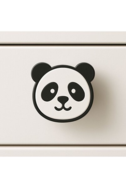 ka tasarım Minipaws Head Collection Montessori Children's Baby Room Handle Sold as a Set of Two