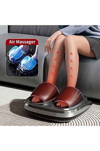 Coverzone Profesyonel Shiatsu Ayak Masajı – 3 Mod, Yoğurma, Isıtma ve Hava Ko...