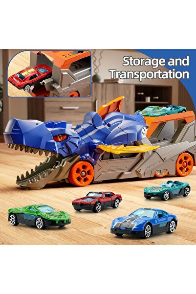 Brother Toys Car Throwing Carrier Dragon Dinosaur 33 Cm. Dinosaur Truck