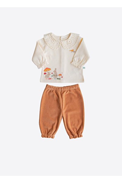 kitikate Organic Mushroom Set of 2 Orange