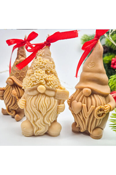 Creative Kappa Set of 3 Elf Candles – Smell of Christmas, Soy Wax, Festive Christmas Gift