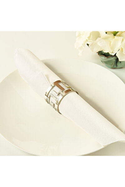 Giacomo Desing مجموعة حلقات مناديل جيا كومو - 4 قطع