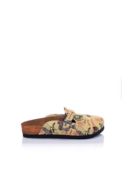Streetfly New Year Themed Printed Colorful Women's Slippers