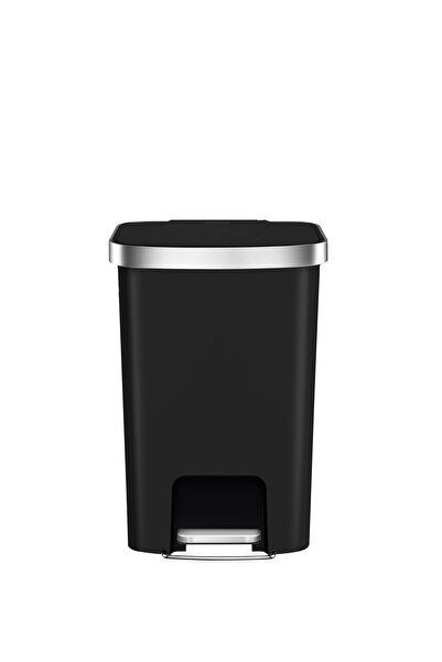 FACKELMANN Trash can, SEATTLE, 45L, with pedal, for kitchen or commercial spaces