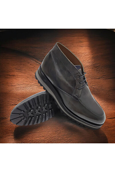 VİVA SHOES 100% Genuine Leather Eva Sole Men's Half Boots