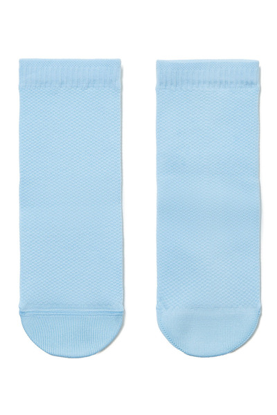 Conte Elegant Polyamide socks with small mesh, Fantasy 131 - Blue, 36-39 (23-25)