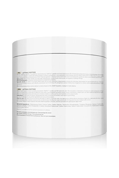 Apis Natural Cosmetics Lifting Peptide anti-aging alginate mask with Snap-8 peptide for instant lifting, 200 g