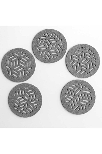 hebmeyy Felt Coasters, Mug, Cup Coasters Set of 4, Round Coasters