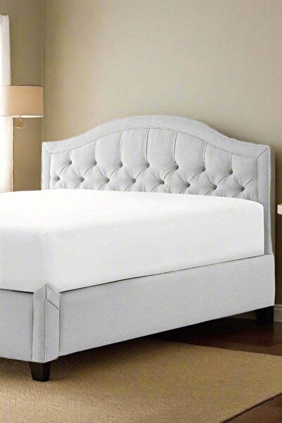 REDTAG White Fitted Sheet (Double Size)