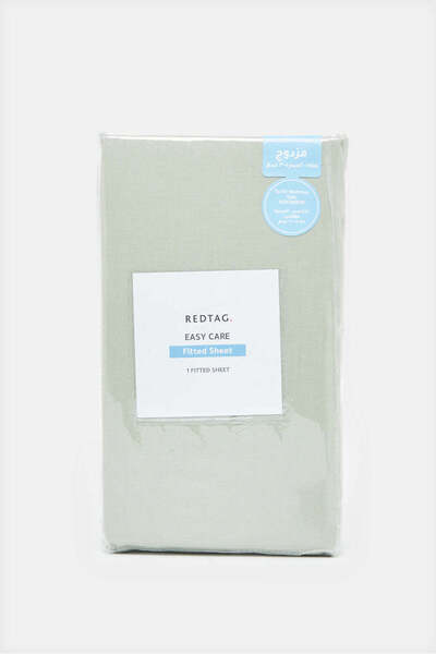 REDTAG Green Fitted Sheet (Double Size)