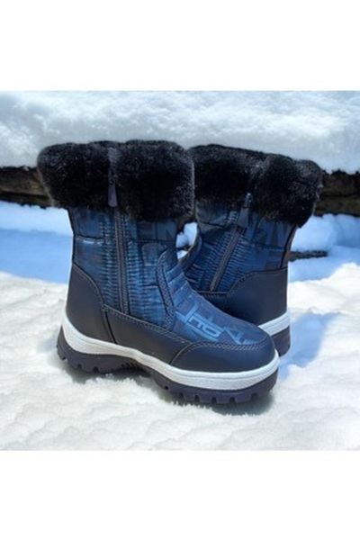 Dadak's Міцні, водонепроникні, ортопедичні, на липучках, дитячі зимові черевики для дівчаток